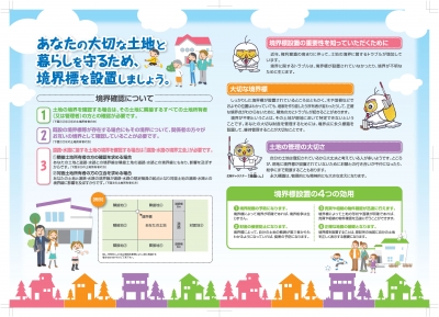 土地の境界標設置、全てありますか？！